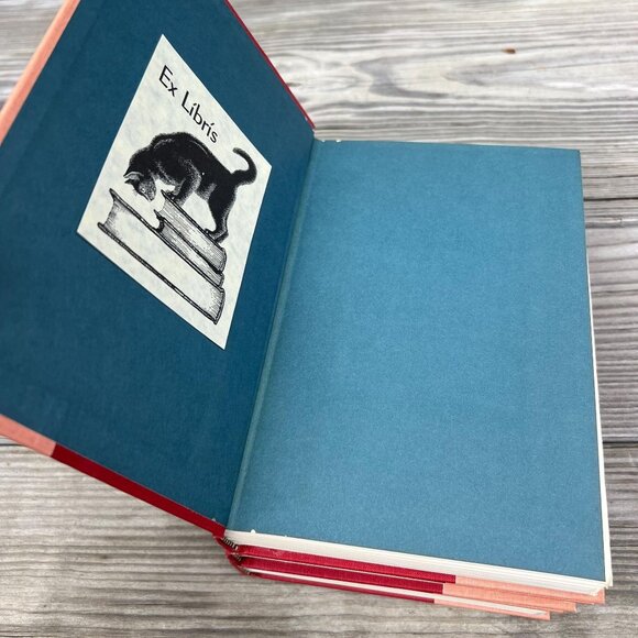 Jane Austen Novels, Set of Three Books, Red & Peach Vintage Hardcovers - Picture 6 of 8